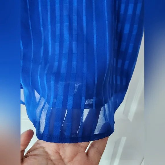 NWT Royal Blue Dressy Tank Ricki's Large - Picture 4 of 5